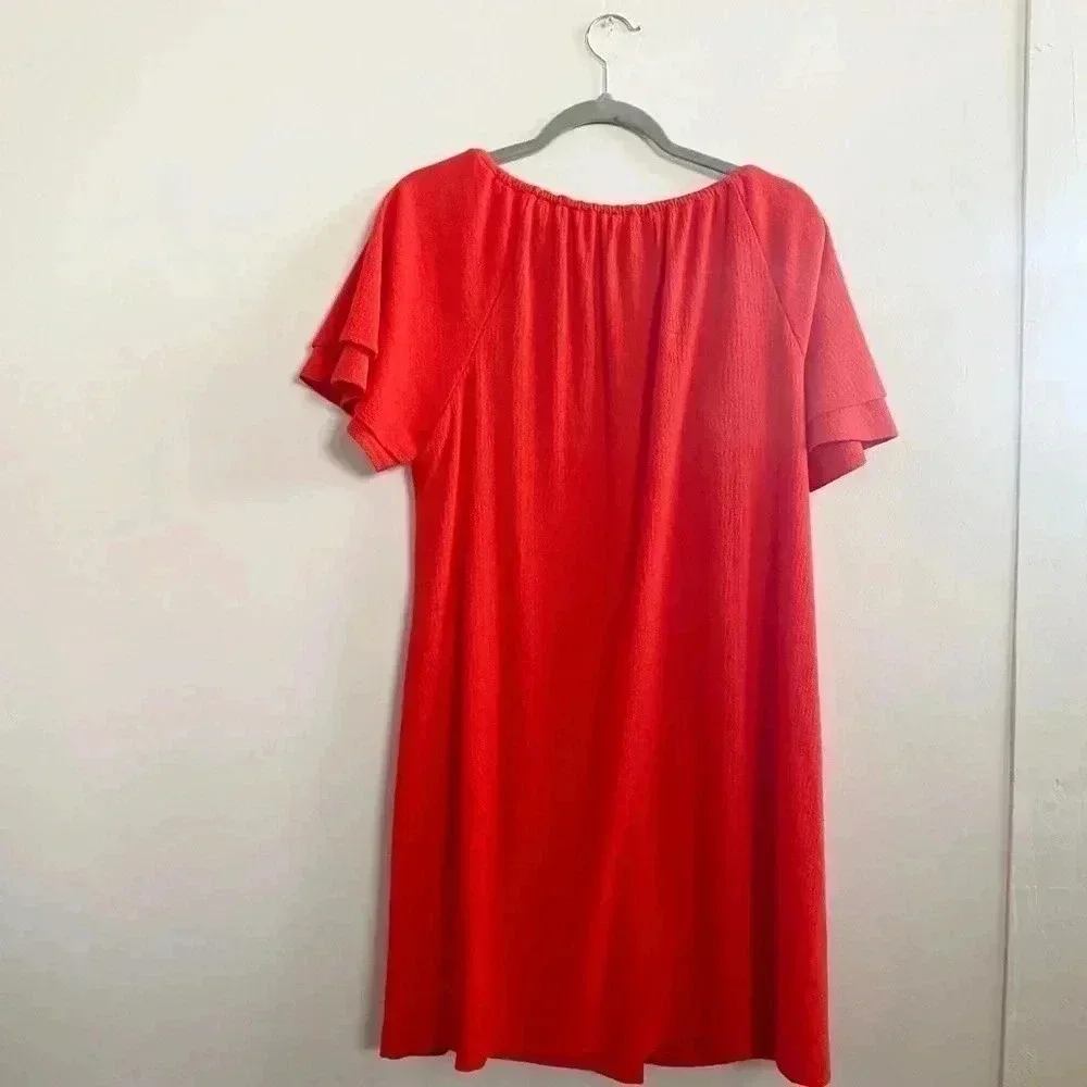 Madewell bright red mini‎ dress Large
